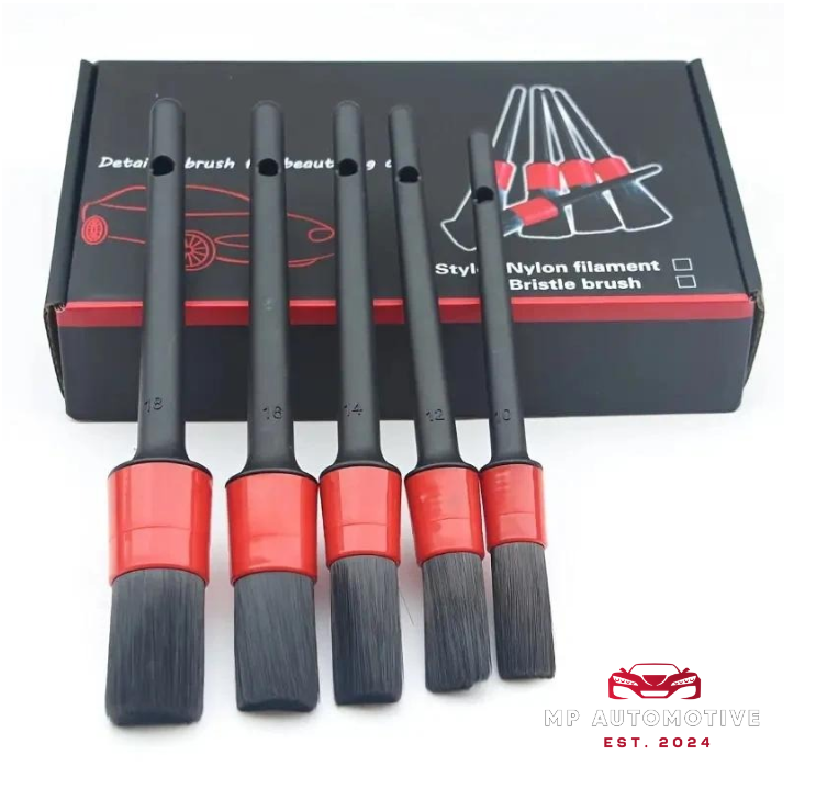 Premium Car Detailing Brush Set